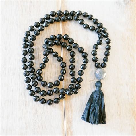Unified divine knowledge onyx necklace